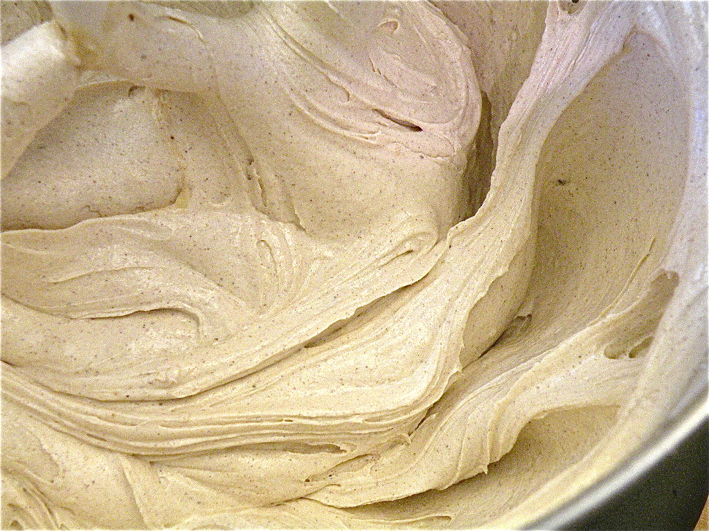 of homemade whipped cream.